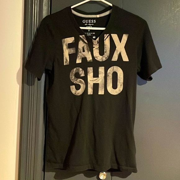 Guess Other - 2/$30 GUESS - FAUX SHO tshirt xs